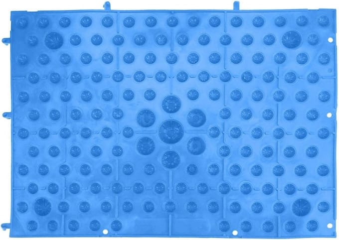 Voetmassage Mat - Acupressuur Mat - Ontspanning Thuis - Stimuleert Reflexpunten - 28.5x38.5cm - Blauw