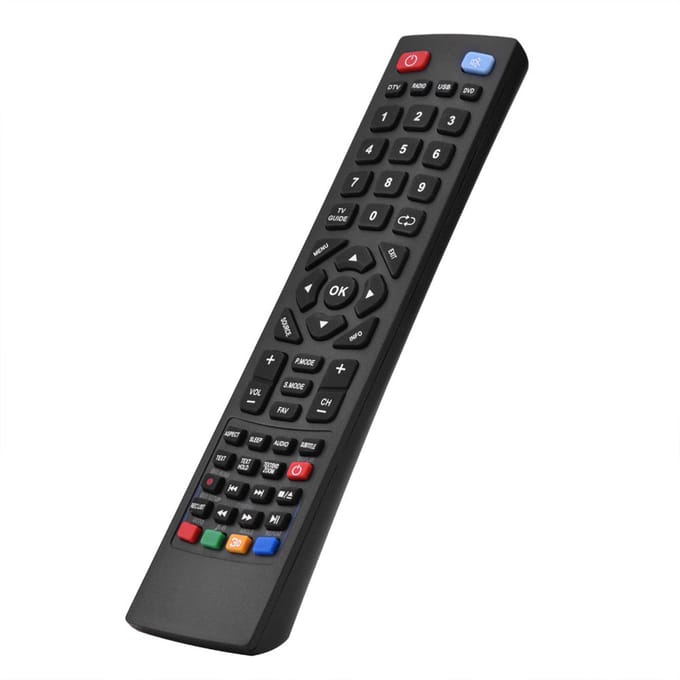 Télécommande universelle pour téléviseur intelligent Alba Bush Technika Blaupunkt SHARPE Motion black