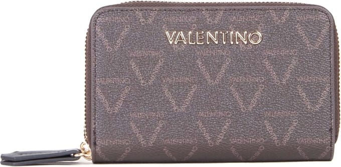 VALENTINO Portemonnee Lady Re Zip Around Wallet Moro / Nero Donkerbruin