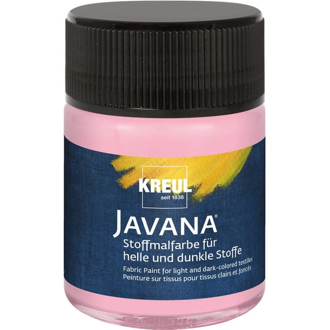 KREUL Javana Stoffenverf, 50 ml - Rose