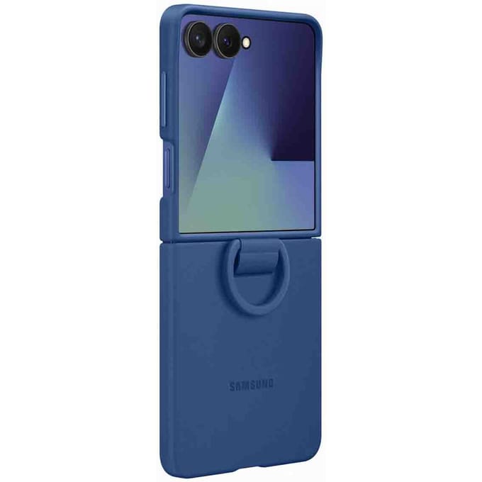 Samsung Galaxy Z Flip7 - Ring Case (Silicone) - Blue