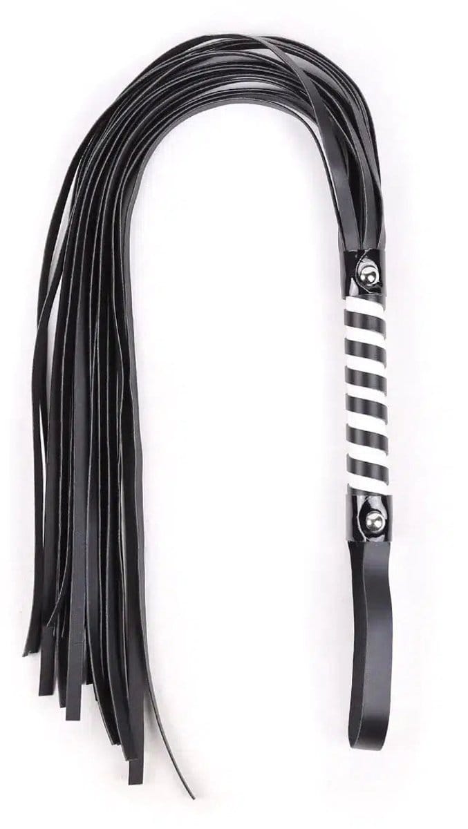 Smart Moves - Striped Flogger - Zwart/Wit