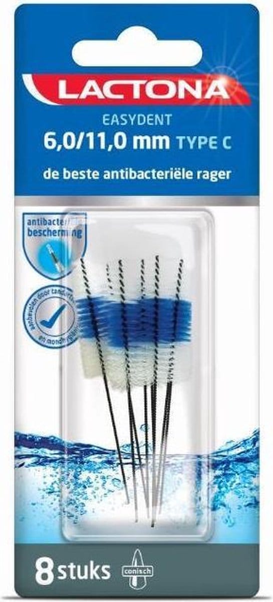 Lactona Ragers Easydent 6,0-11,0 mm type C - Tandenrager - 8 stuks