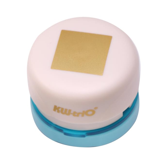 KW-triO Craft Perforator Handgemaakte Scrapbook Papier Puncher Scrapbooking Maganetic Ponsen Crafting Squared beige