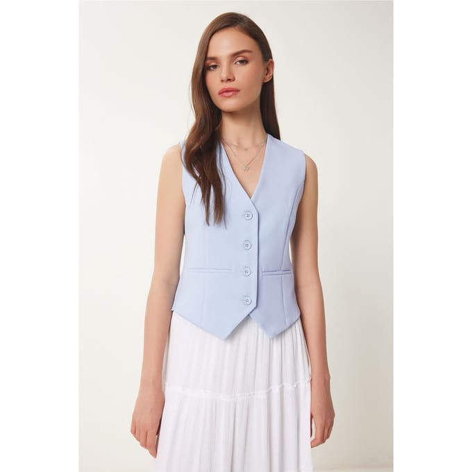 Crop Knop Vest