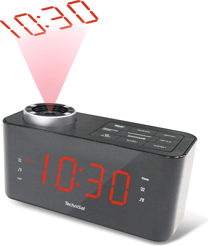 TechniSat DIGICLOCK 3 - FM wekkerradio met projectieklok