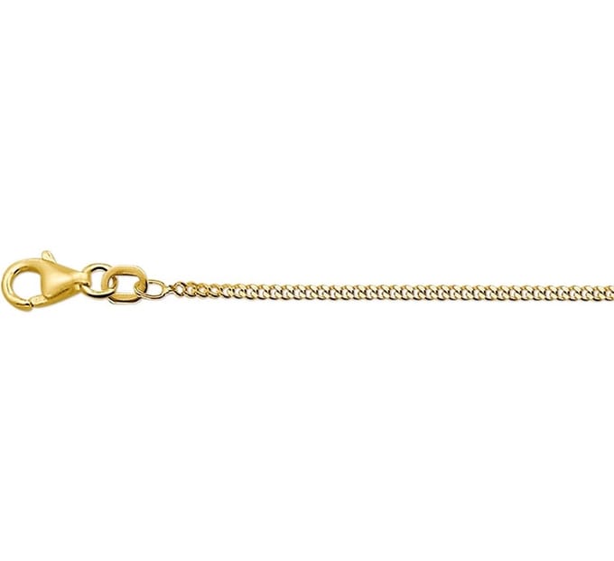9 krt. 9K Collier gourmet 8000114 60 cm
