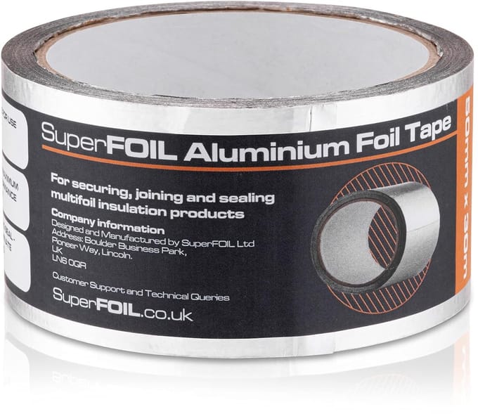 Aluminium Afdichtingstape voor Isolatie 50mm x 30m
