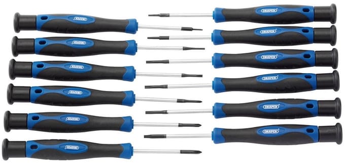 Draper Precisie schroevendraaier set (12 stuks)