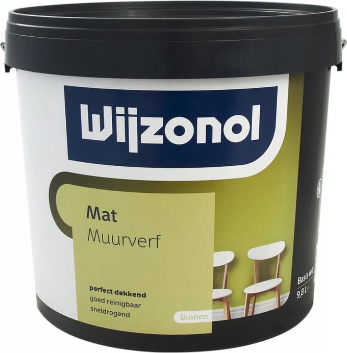 Muurverf mat - 2,5 Liter