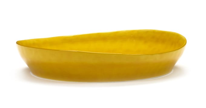 Serax Feast Dienblad S - yellow / swirl dots zwart