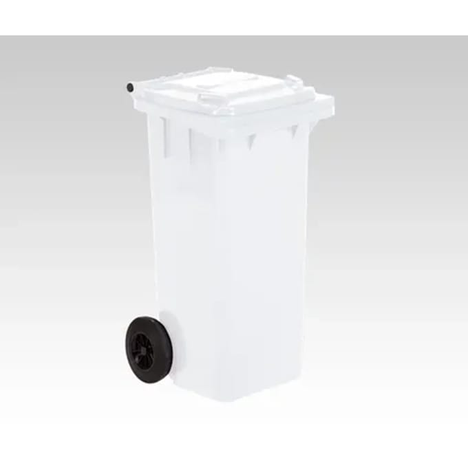 Witte Engels Afvalcontainer – 120 Liter, Hdpe Kunststof
