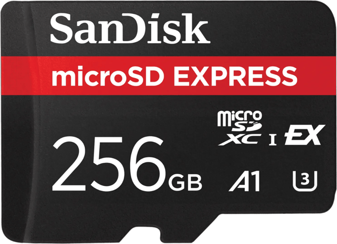SANDISK MicroSDXC Express - 256GB - Nintendo Switch 2 compatible