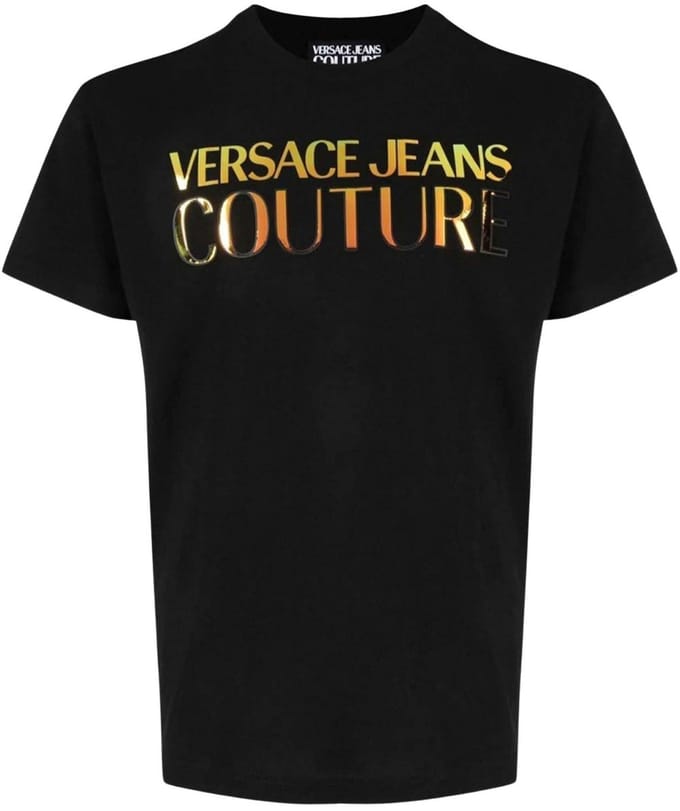 Versace Jeans Couture T-Shirt Logo Foil Black