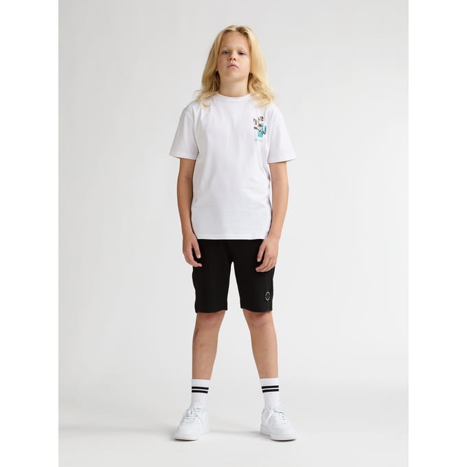 Petrol Industries - Jongens Jersey Jogging short Norte - Zwart