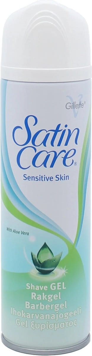 Satin Care - Scheergel - Sensitive Skin - With Aloe Vera - 200ml