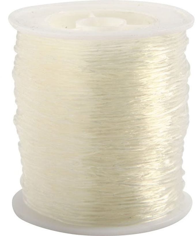 Creativ Company Elastisch Draad 1 mm 50 m Transparant