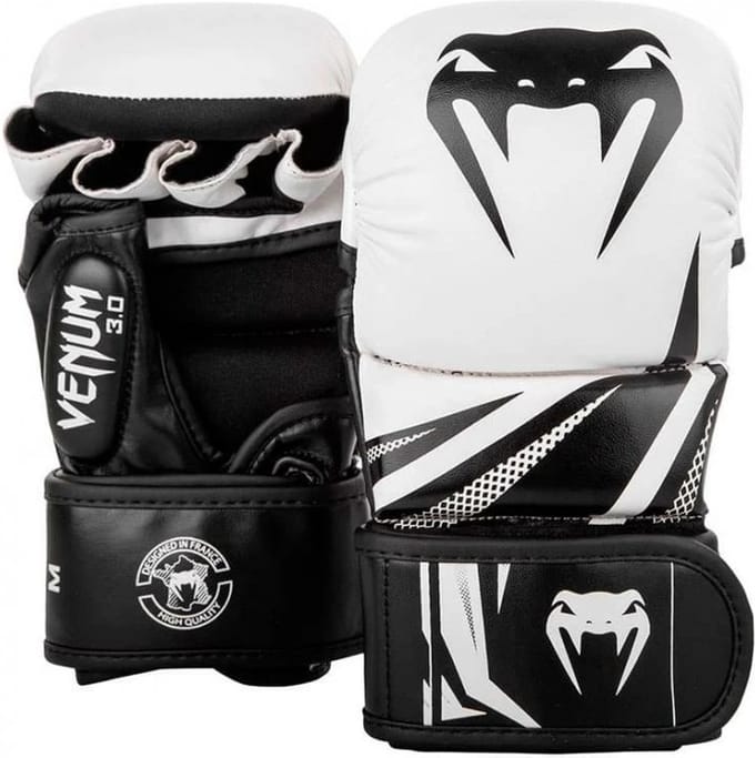 Venum Challenger 3.0 MMA Sparring Handschoenen WIT/ZWART - M