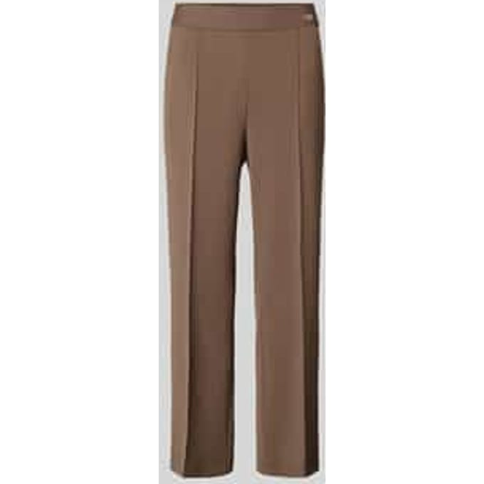 Straight fit stoffen broek met siernaad model 'Cameron'