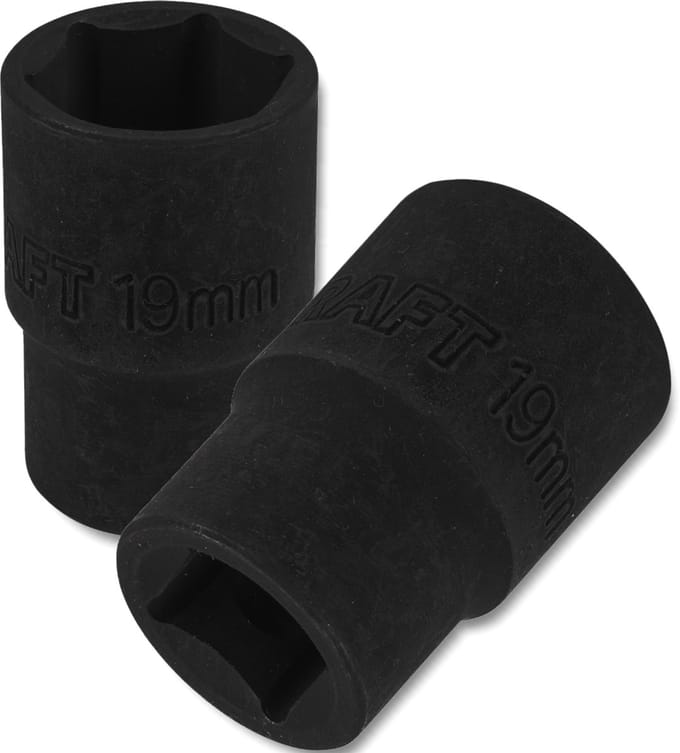 Forcekraft - Udar Dopsleutel - 19mm - 1/2" - 6-kant