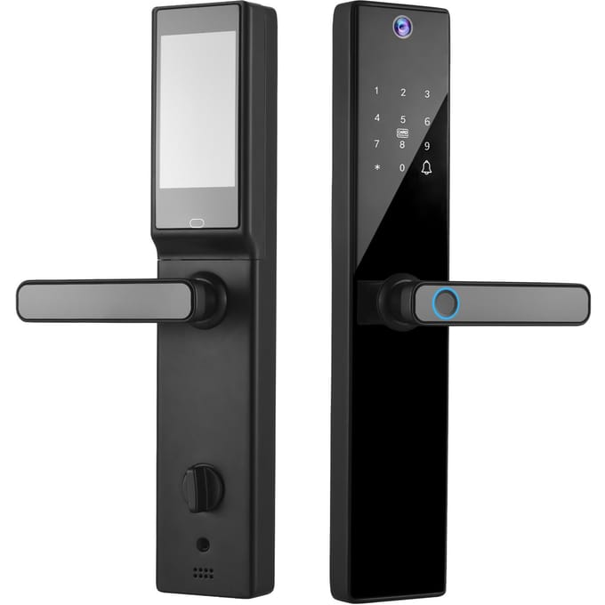 Smart Lock met camera 4,5 inch scherm BT Keyless Entry deurslot TY zwart