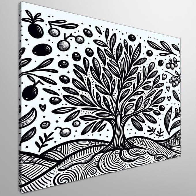 Kunstprint | Wanddecoratie | Canvas | 40 × 40 cm