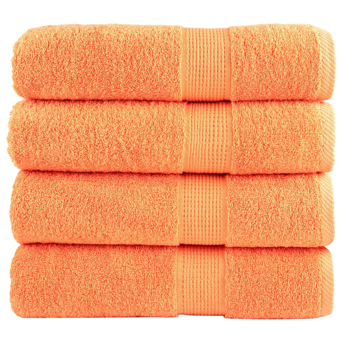 vidaXL - Badhanddoeken - SOLUND - 4 - st - 600 - g/m² - 100x150 - cm