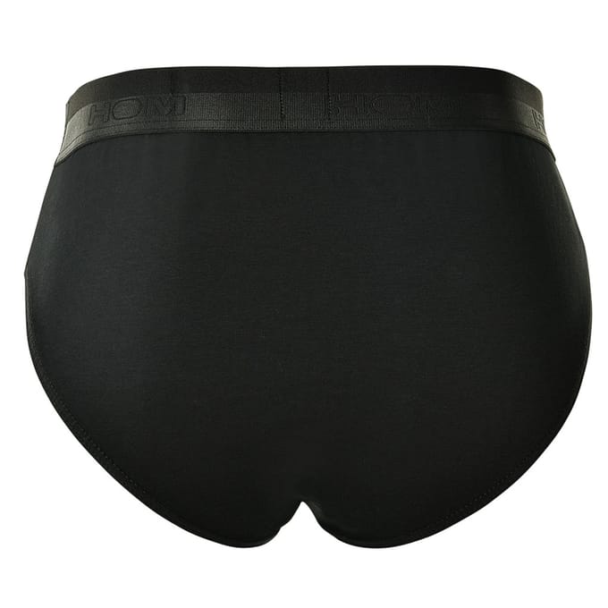 HOM HO1 mini briefs slip (1-pack) - herenslip met horizontale gulp - zwart