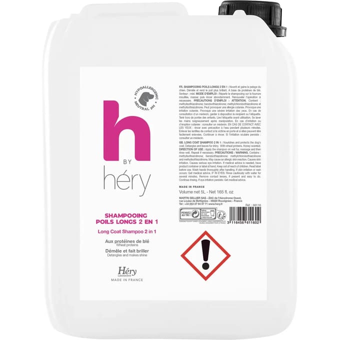 Shampoo voor honden met lang haar Héry HBH