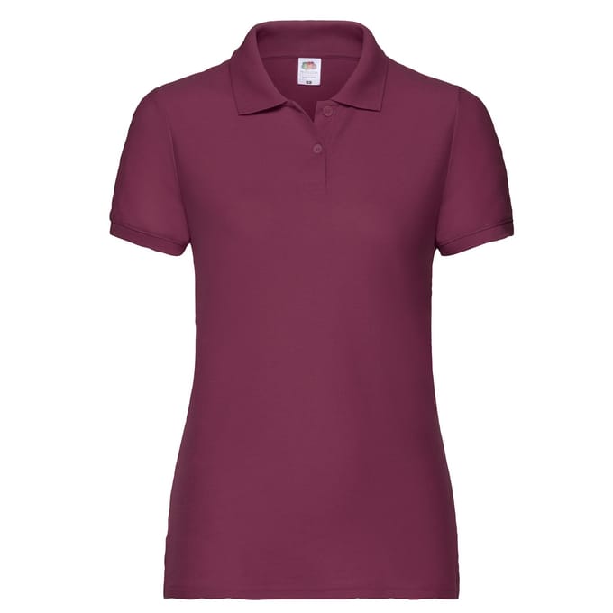 Fruit of the Loom Dames/dames Poloshirt (Bourgondië)