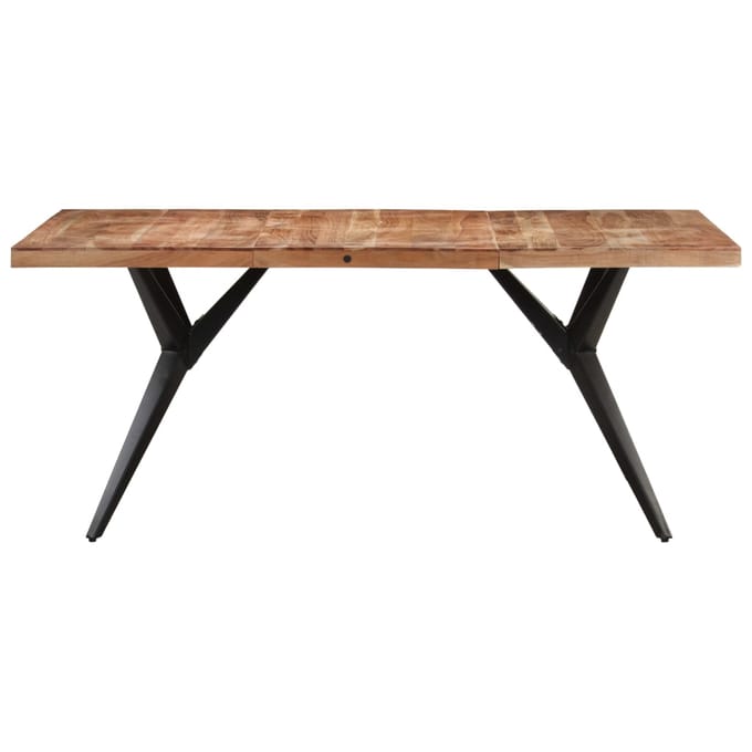 vidaXL - Eettafel - 160x80x76 - cm - massief - acaciahout