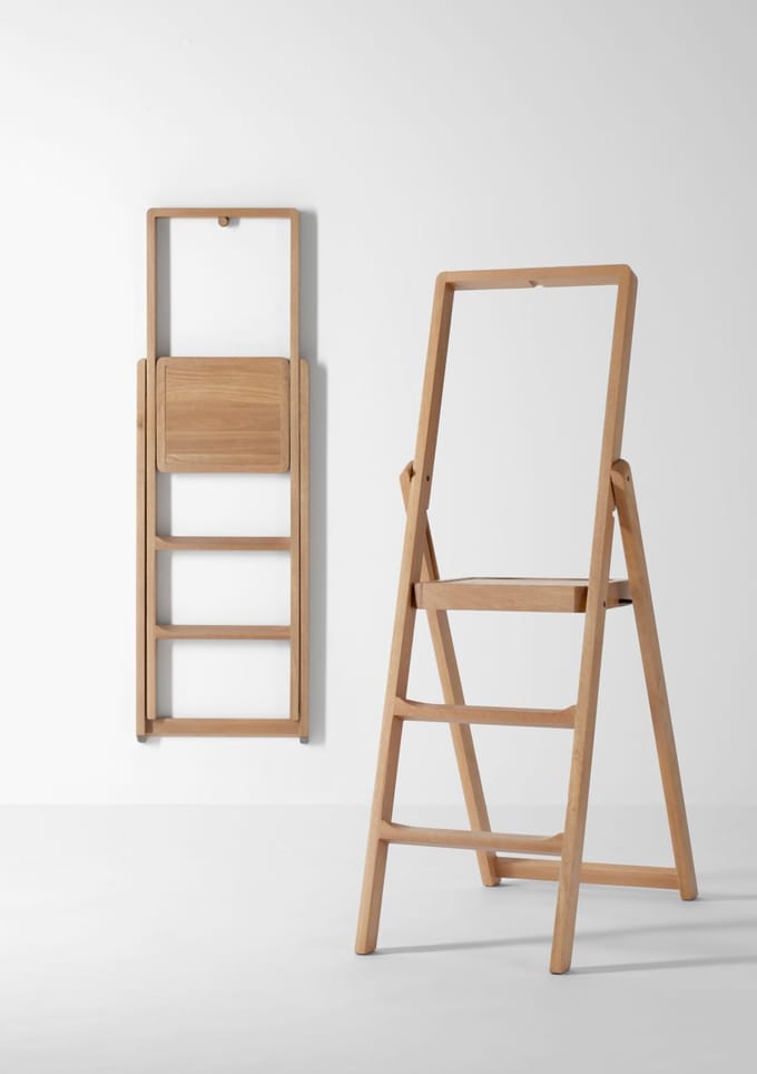 Design House Stockholm - Step ladder - eiken - bruin