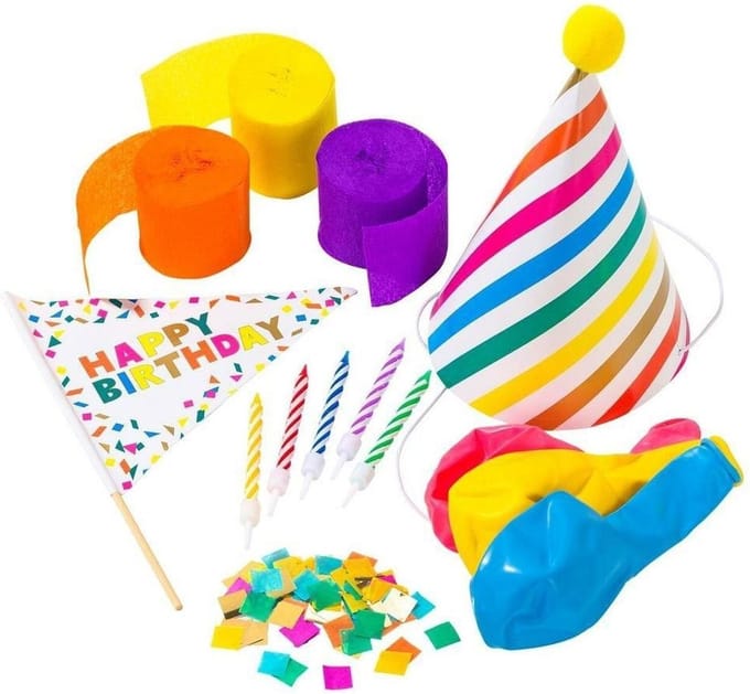 Talking Tables - Office birthday party kit - compleet feestpakket voor op kantoor