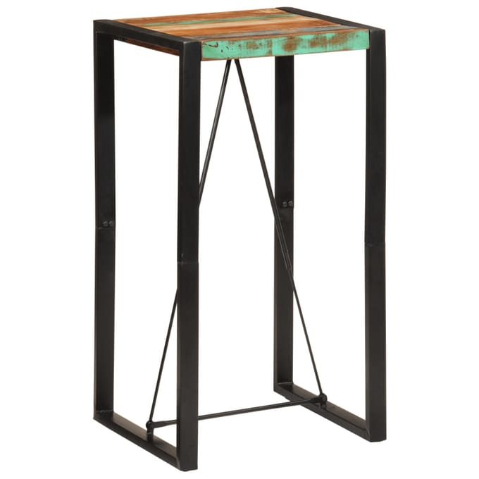 vidaXL - Bartafel - 60x55x110 - cm - massief - gerecycled - hout