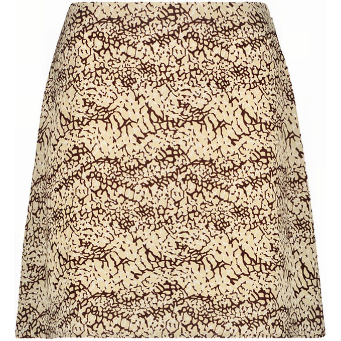 Another Label Varme Turtle Skirt Brown Rice Turtle Größe: XS | Miniröcke Outlet | Damen | Braun