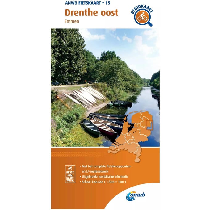 Drenthe Oost - Anwb Fietskaart - ANWB
