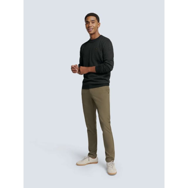 No Excess Pullover crewneck 2 coloured melang dark grey