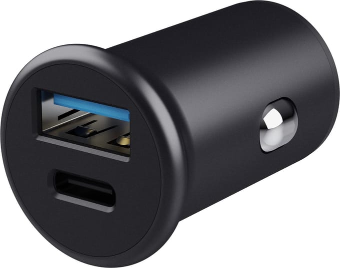 Trust Maxo - 38W USB-C Autolader - Power Delivery - 2 Poorten - Zwart
