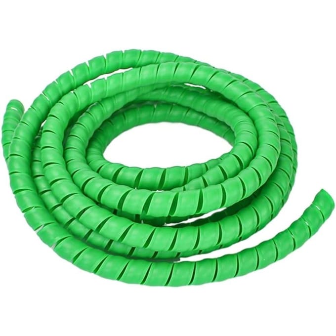 Gaine Spirale de Tuyau Verte Wn25 Plage 22-27mm