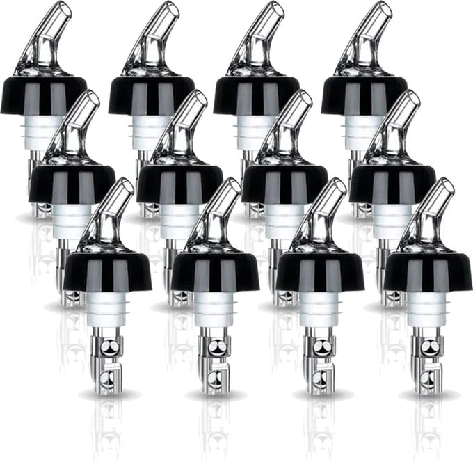 Precisie Schenktuit (2CL) Kogel maatschenker 12 Stuks - Kogelschenktuit 20 ml voor Horeca - Transparant