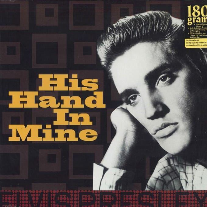 LP ELVIS PRESLEY - His Hand In Mine ELV311 DOM Disques 2017 Europa Rock white