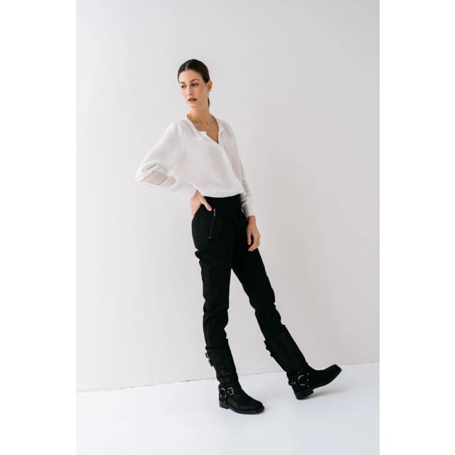 Broek Zizo broek Darah FA24.DAR.009 Black