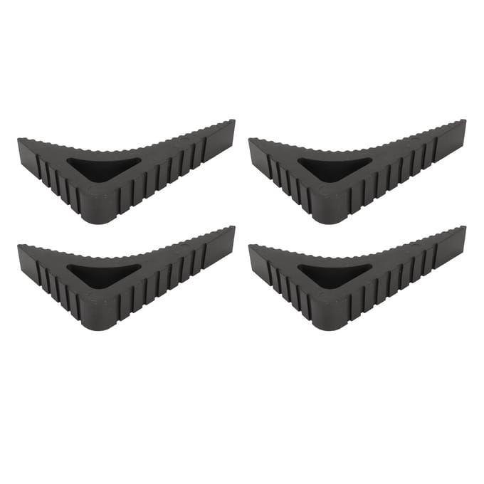 4 pièces Butée de poignée de porte Multipurpose Prévient les collisions Sécurité Épaissie Butée de porte cale pour noir