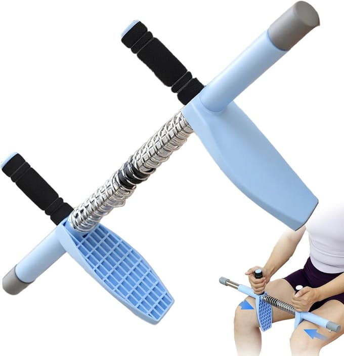 Bovenbeen Trainer - Bekkenbodem Trainer - Spierversterking Thuis - Draagbaar Hulpmiddel - 63 cm - Grijs
