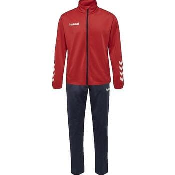 Hummel Promo Poly Suit - Trainingspakken - rood - Unisex