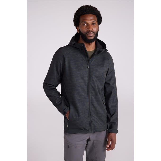 Mountain Warehouse Heren Exodus Doucheproof Soft Shell Jas (Donkere Khaki)