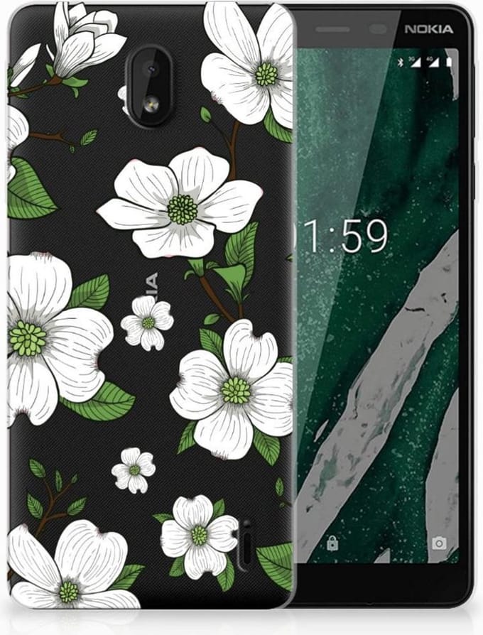 Nokia 1 Plus TPU Case Dogwood Flowers