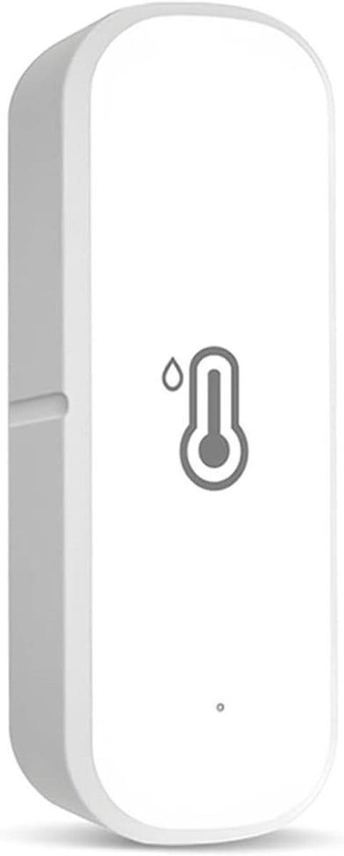 Slimme Hygrometer - Temperatuur Sensor - Thuis Monitoring - Zigbee Connectiviteit - 32.20 Gram - Wit