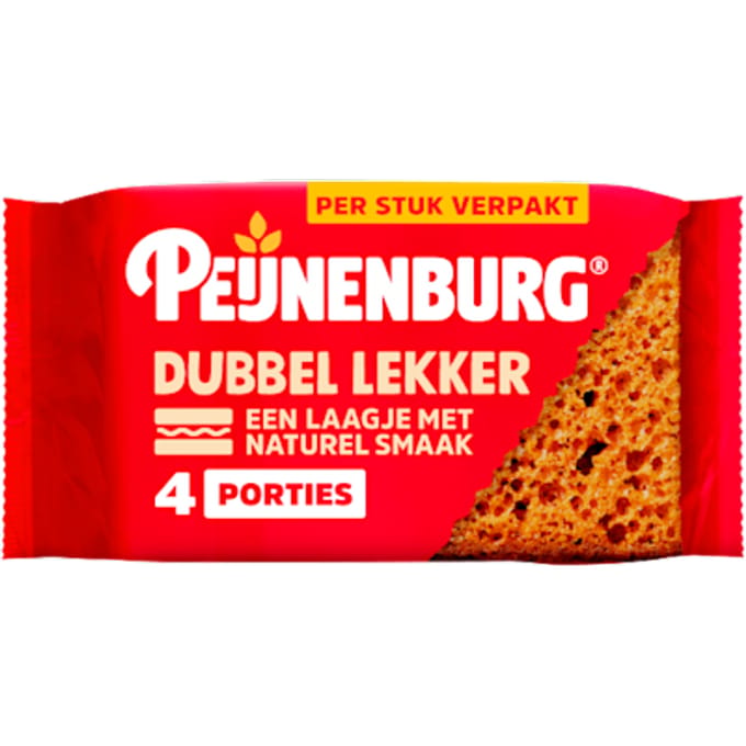 Dubbel lekker naturel 4-pack