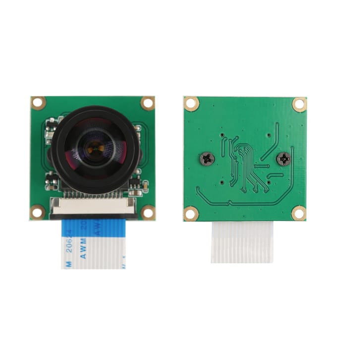 Module de caméra haute définition 5MP, grand angle 175 degrés pour Raspberry Pi B 32 black